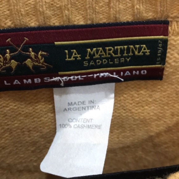 LA Martina Vintage Man’s Sweater, Size: L - Picture 5 of 8